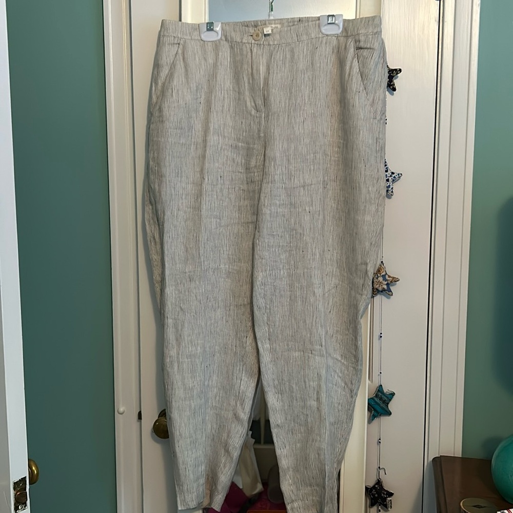 Eileen Fisher cute striped pants. Size S/P